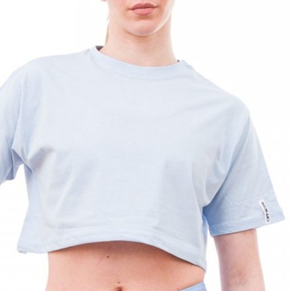 Athlos T-Shirt Γυναικείο Cropped Classic Baby Blue - Image 3