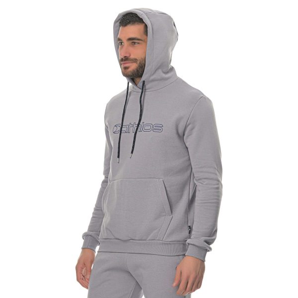 Athlos Hoodie Outline Unisex Grey Elephant - Image 3