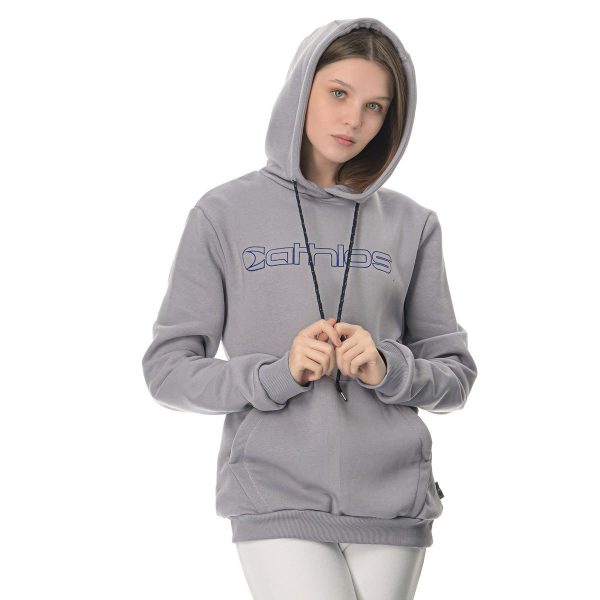 Athlos Hoodie Outline Unisex Grey Elephant - Image 6