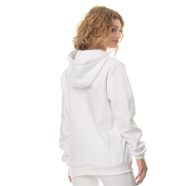 Athlos Hoodie Outline Unisex Λευκό - Image 2