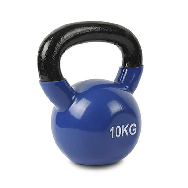 Athlos Kettlebell Βινυλίου 10kg Μπλε