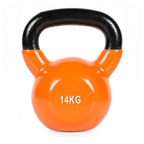 Athlos Kettlebell Βινυλίου 14kg Πορτοκαλί