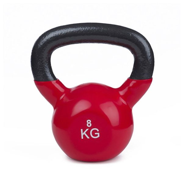 Athlos Kettlebell Βινυλίου 8kg Κόκκινο