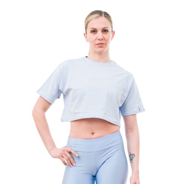 Athlos T-Shirt Γυναικείο Cropped Classic Baby Blue