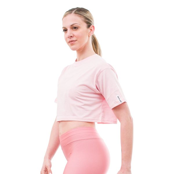 Athlos T-Shirt Γυναικείο Cropped Classic Soft Pink - Image 3