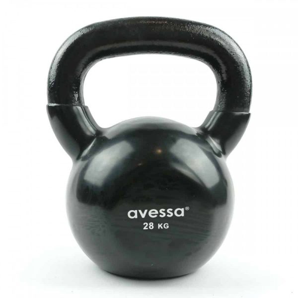 Kettlebell 28 kg Μαύρο Avessa