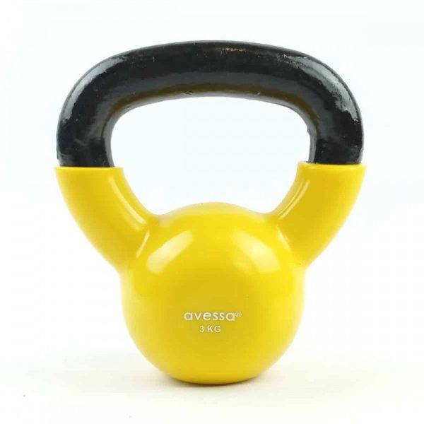 Kettlebell 3 kg Κίτρινο Avessa