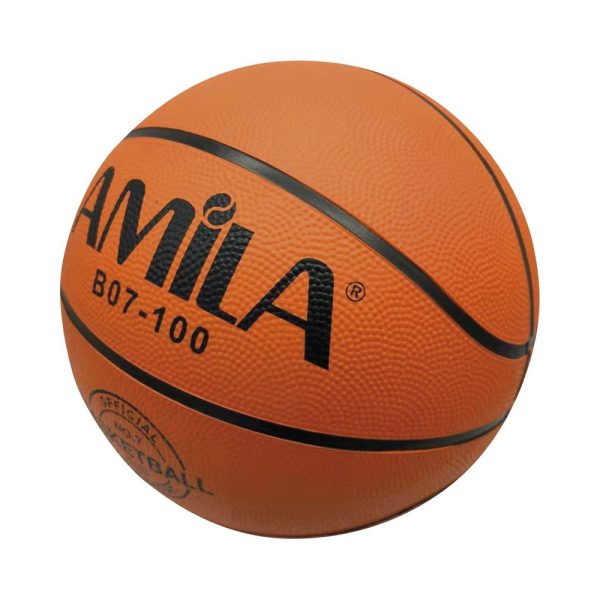 Μπάλα Basket Amila N7 Rubber-B07-100