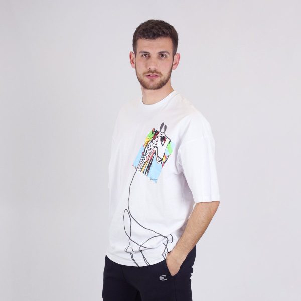 T-Shirt 001 Λευκό - Image 2