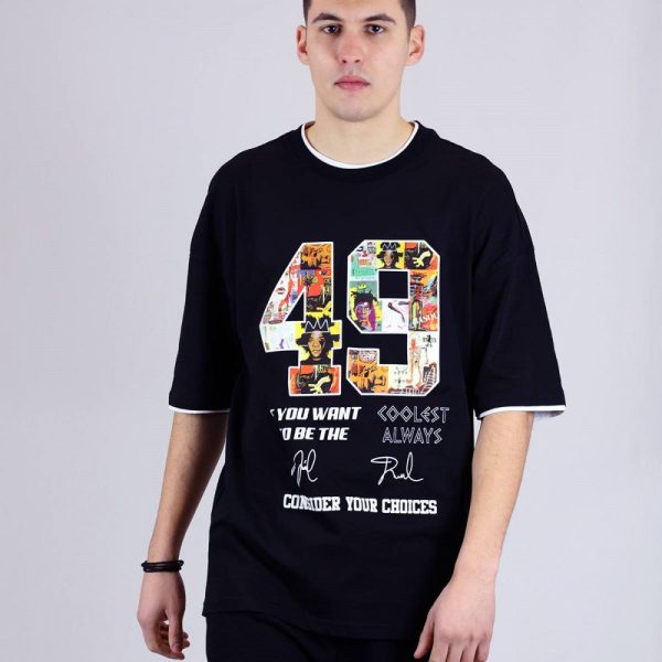 T-Shirt 49 Μαύρο - Image 2