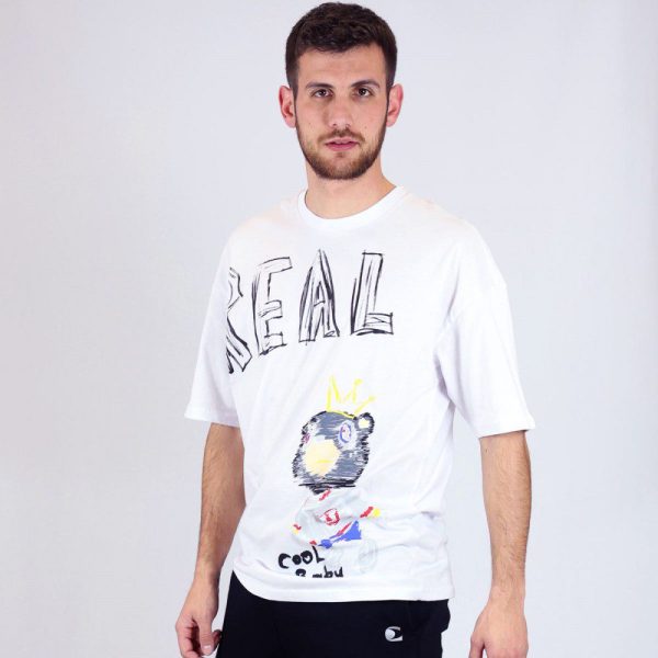 T-Shirt Real Λευκό